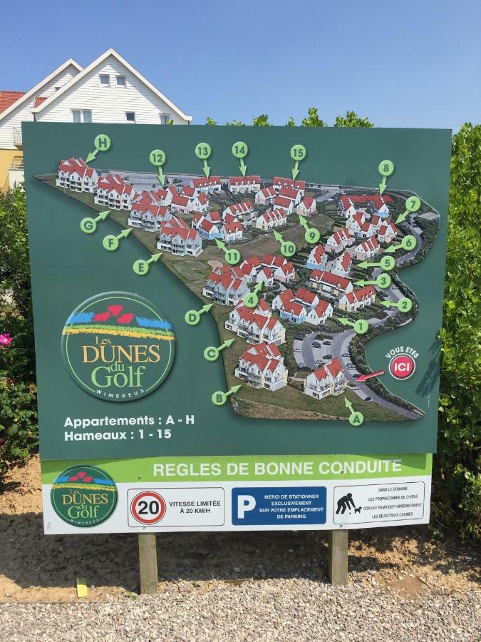 Les Dunes Du Golf First Line Sea View App Block B 1-3 Wimereux Dış mekan fotoğraf